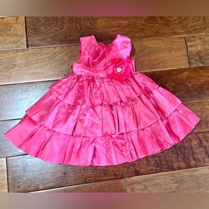 Sugar Plum Toddler Girl Pink Princess layered sleeveless dress size 2T NWOT